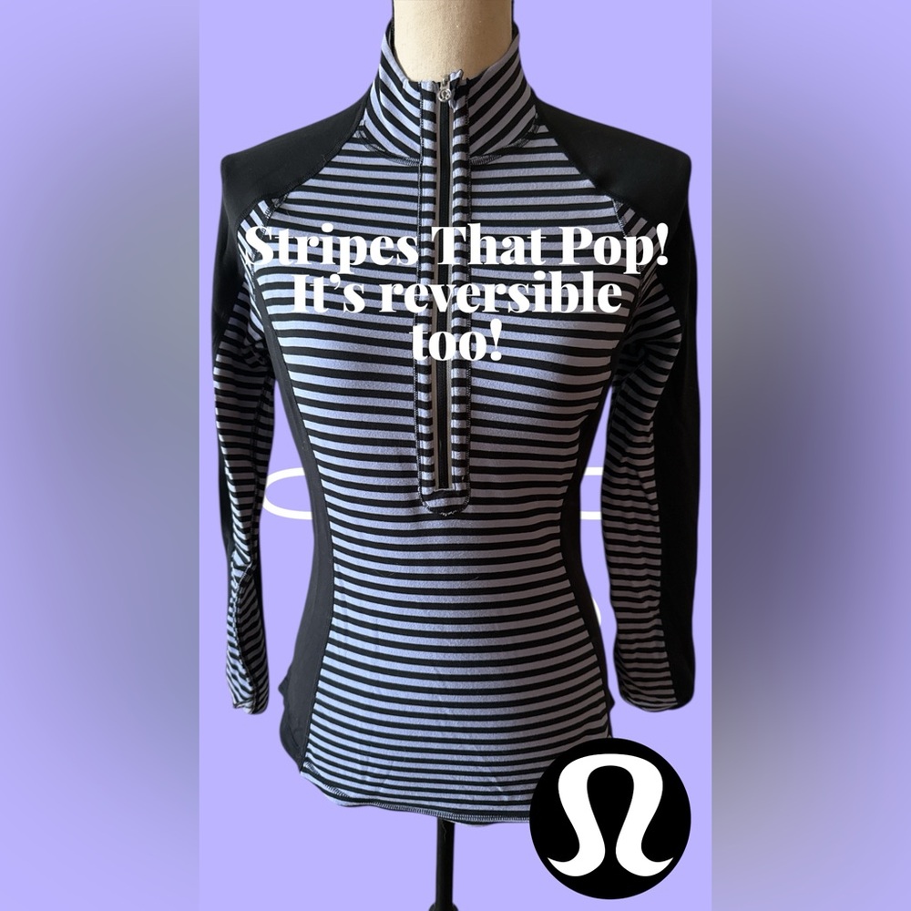 Priced to steal!!!Lululemon reversible 1/4 zip pullover. Like new!